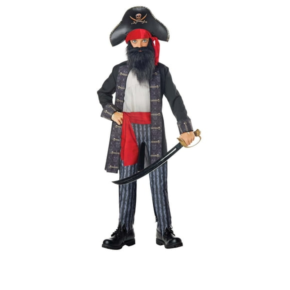 Costume de Pirate à Barbe Noire pour Enfant