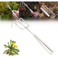 thumbnail image 1 of HELIAHOO Hand Cultivator Mini Rake Tiller Tool, Weeding Artifact Uprooting Weeding Tool, Stainless Steel Weed Puller Tool, Detachable Gardening Hand Tool for Cultivating, Loosening Soil AZ83-24357, 1 of 8