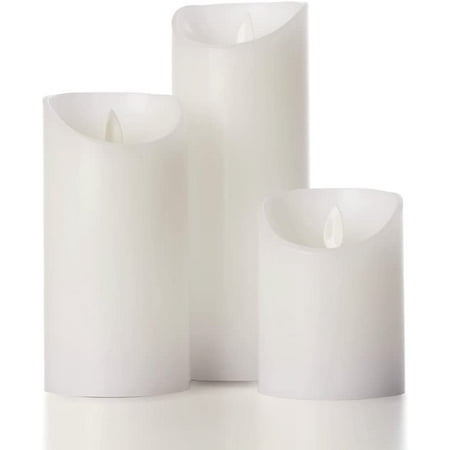 flameless pillar sparklers flickering