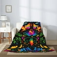 thumbnail image 2 of Sikiie Mexican Flower Traditional1 Cozy Flannel Fleece Throw Blanket: Lightweight & Thick for All Seasons - Perfect for Women, Men, & Kids", 2 of 6