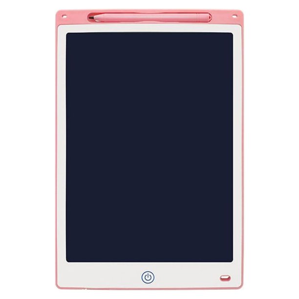 Methold Tablero de escritura electrónico de 12 pulgadas para niños, tableta con pantalla LCD a Color, almohadilla de escritura a mano con Electrónica Rosa