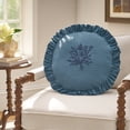 thumbnail image 2 of The Pioneer Woman Denim Round Pillow, 2 of 10
