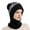 Black_002, variant on Fgnfyis Outdoor Face Bib Hat for Women, Cold-Proof Warm Ski Winter Integrated Headgear Hood - Winter Hats for Women White_002