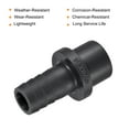 thumbnail image 4 of Uxcell Barbed OD Spigot Straight Pipe Fitting Quick Connector Black 14mmx20mm, 4 of 5
