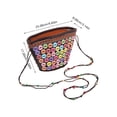 thumbnail image 2 of WHAMVOX Beach Bags 1Set Modern Style Woven Coconut Shell for Women, 2 of 7