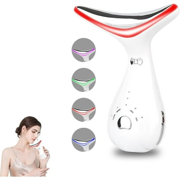 Banome Red Light Therapy for Face and Neck,Facial Wand,Wavy Chic Beauty Multifunctional Facial-Device