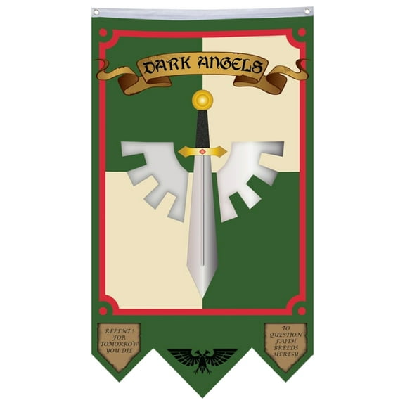 Dark Angels 4th Co Flag Banner Home Yard Garden Decor 30x50in