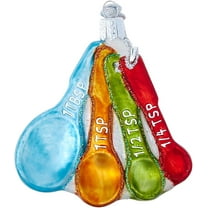Old World Christmas Blown Glass Ornament for Christmas Tree, Measuring Spoons