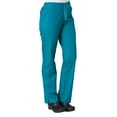 thumbnail image 3 of Maevn Red Panda Women's V-Neck Two Pocket Solid Top &Half Elastic Pant Scrub Set, 3 of 5