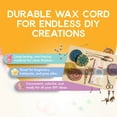 thumbnail image 4 of Incraftables Wax String for Bracelet Making Set (36 Colors). Waxed Polyester Cord for Jewelry Making, 4 of 12