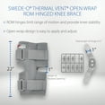 thumbnail image 4 of Swede-O Thermal Vent Open Wrap ROM Hinged Knee Brace - Gray, 5XLarge, 4 of 7