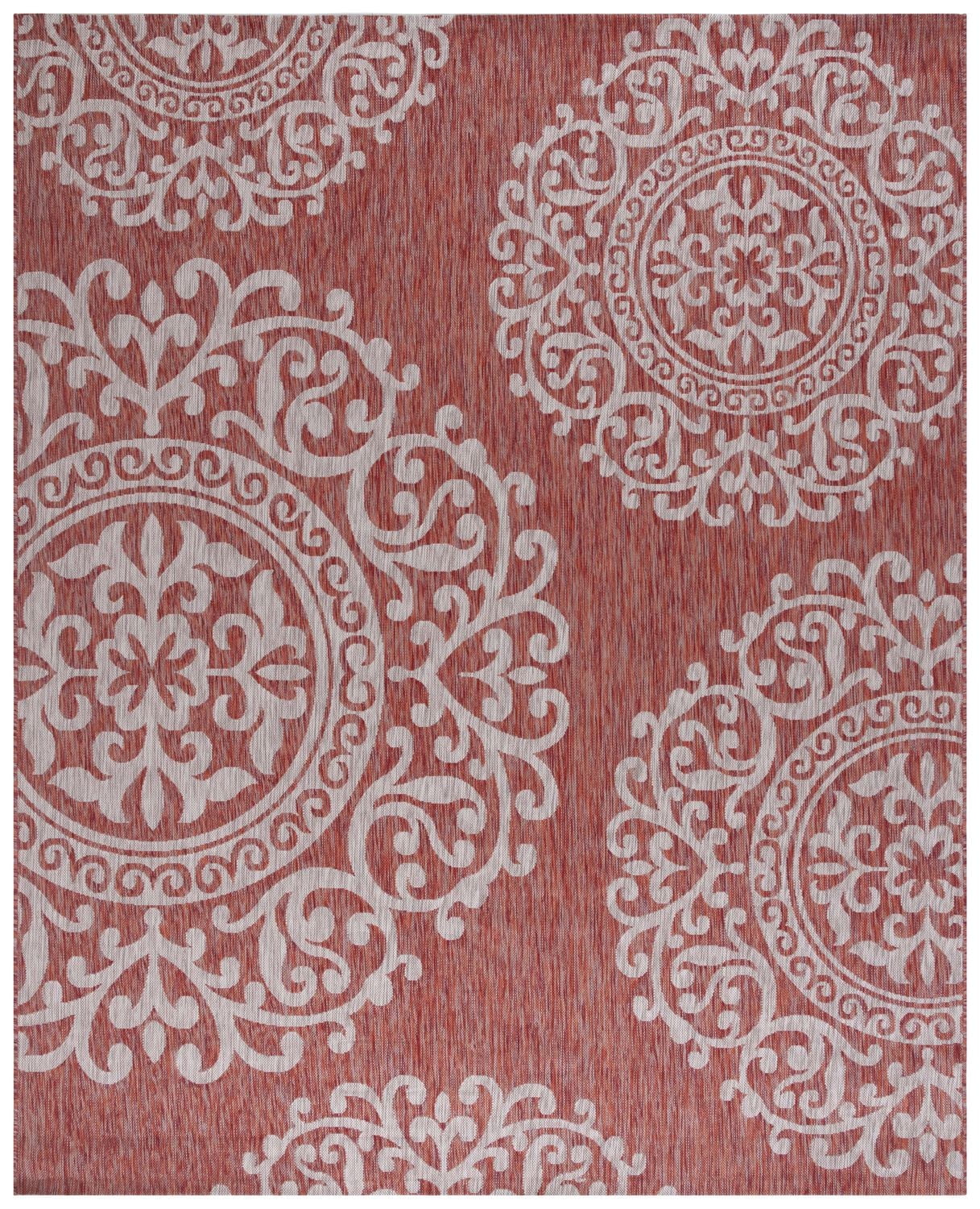 SAFAVIEH Courtyard Raquel Geometric Indoor/Outdoor Area Rug