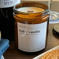 thumbnail image 3 of Oud + Vanilla Amber Jar Scented Candles | Scented Candles for Home Decor | Scented Candles Gift Set | Scented Candles for Bedroom Living Room Hall Decoration | Gift Ideas | Home Decor Items - 40hrs, 3 of 4