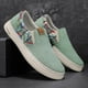 thumbnail image 4 of Zapatos de lona para hombre, mocasines de tela de lino de pescador, ligeros, cómodos, planos para caminar, zapatillas informales para hombre, 4 of 4