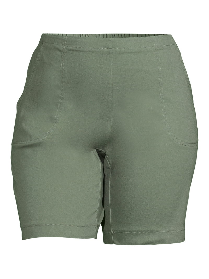 JMS Just My Size by Hanes Women's Plus Size Pull On Shorts with