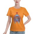 thumbnail image 1 of T-Shirt Basique à Manches Courtes pour Femmes une Pièce Jinping, 1 of 6
