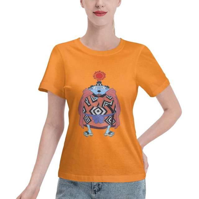 T-Shirt Basique à Manches Courtes pour Femmes une Pièce Jinping