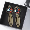 thumbnail image 3 of Coccinella septempunctata Vintage Copper-Colored Lace Bookmarks, Made of Stainless Steel Material, Gifts for Readers and Book Lovers, 3 of 5