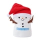 thumbnail image 1 of Manta de vellón con gorro de Papá Noel, manta creativa para sofá, manta para cama, accesorios de cama para dormitorio y sala de estar Muñeco de nieve, 1 of 8