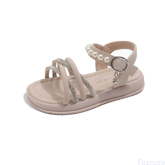 Fozruso Lightweight Sandals for Girls,Sizes 8.5 Toddler,Girls' Style Fashionable Flip Flops With Rubber Soles And Fasteners For Babies 1 10 Years Old.