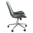 thumbnail image 3 of Safavieh Fletcher Modern Swivel Bicast Leather Office Chair, 3 of 10