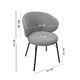 thumbnail image 3 of Sillón Reclinable Manual EKE Life Home con Reposapiés Elevable y Acolchado Confort – Ideal para Sala y Descanso, 3 of 6
