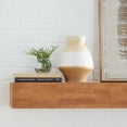 thumbnail image 4 of DecMode 10" Handmade Brown Ceramic Vase with Terracotta Accents, 4 of 9
