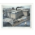 thumbnail image 2 of Historic Framed Print, Frederick Jones & Co's. shoe factory, Plymouth, Mass. - 2, 17-7/8" x 21-7/8", 2 of 9