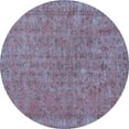 thumbnail image 1 of Ahgly Company Indoor Round Persian Light Blue Bohemian Area Rugs, 8' Round, 1 of 4