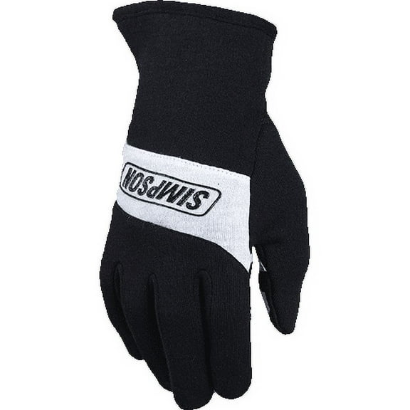 Simpson Racing YGYMK Young Gun Driving Gloves Youth Medium Black Pair