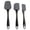 Gray, variant on Silicone Spatula Set - Kitchen Cooking Spatulas, Versatile Kitchen Tools for Mixing, Folding, Scraping, Cooking, Frosting and Serving, Blue, 3-Piece