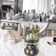 thumbnail image 4 of Organizador de perfumes Asayuee 360, giratorio, 3 niveles, verde, 4 of 7