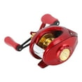 thumbnail image 2 of Moulinet de Pêche, Récupération en Douceur, Vitesse Uniforme 7,2:1, Roulement Réglable 12 Vitesses, Roulement Baitcasting 17 et 1BB en Métal pour Lac Main Gauche, Main Droite, 2 of 7