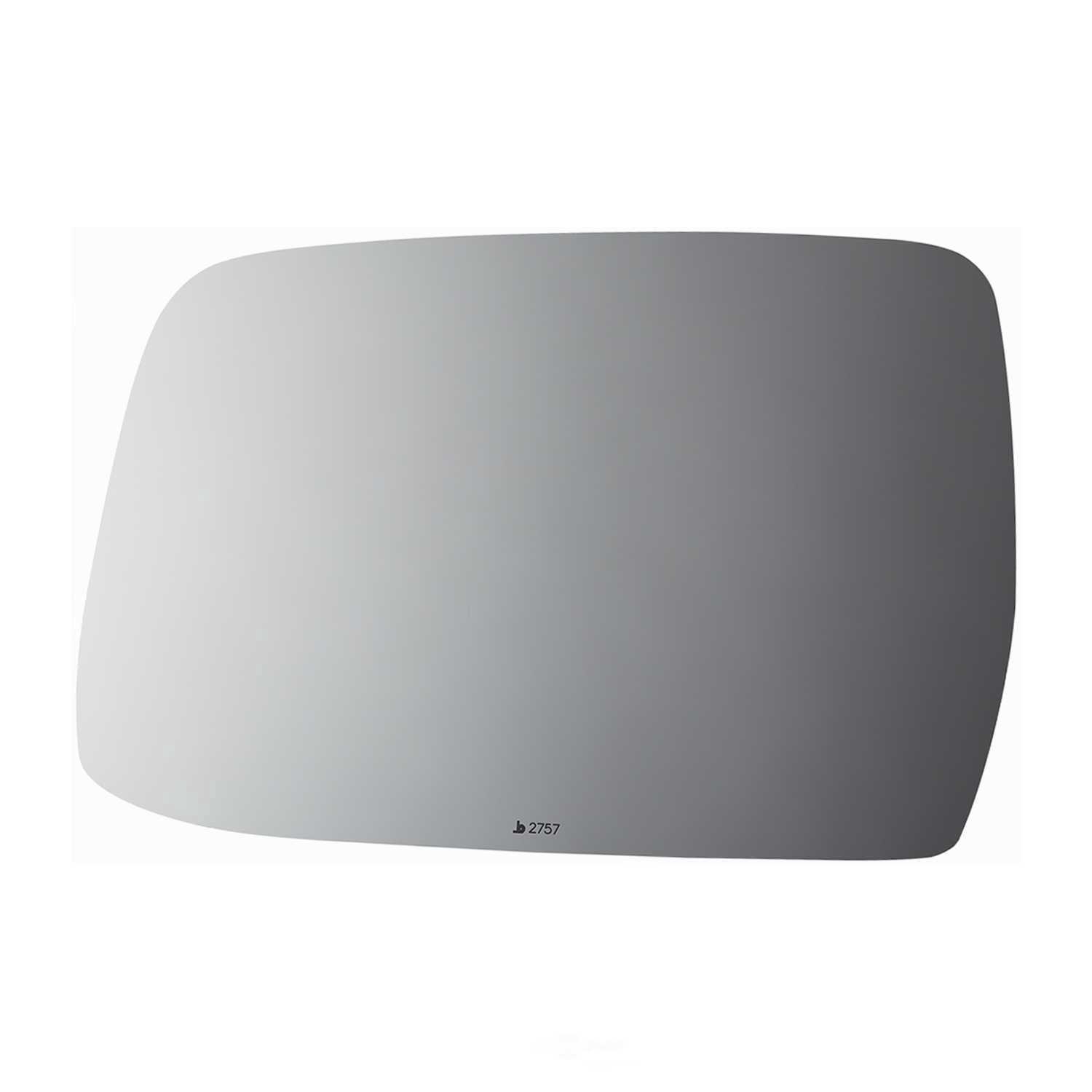 Burco Side View Mirror Replacement Glass - Clear Glass - 2757