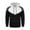 White, variant on EHQJNJ Mens Black Hoodie Pullover Slim Men Color Blocked Drawstring Hooded Sweatshirt Casual Business Fashionable Loose Comfortable Trendy Sweatshirt Plain Hoodies for Men No String Mens Black Hoodie