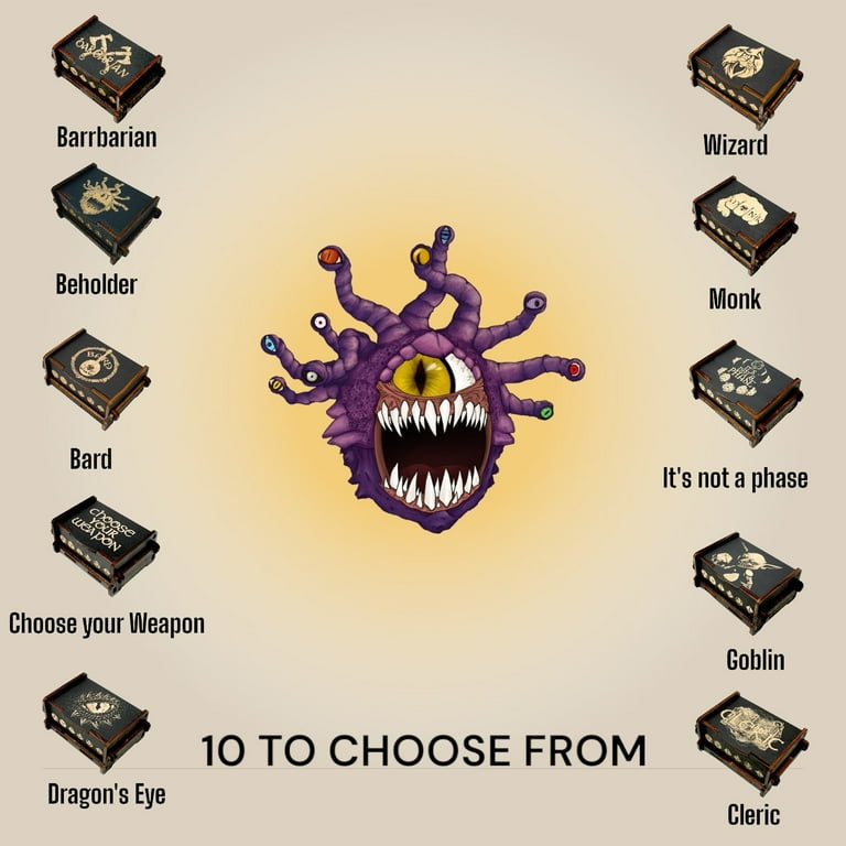 Dice Box - Black - Its Not a Phase - 6x4x3 Dice Box - Black - Its Not a Phase - 6x4x3
