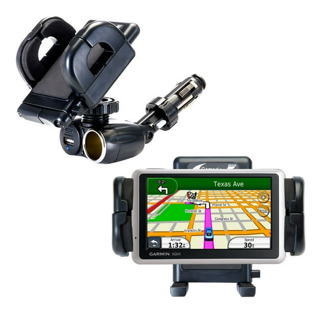 Dual Usb 12v Charger Car Cigarette Lighter Mount And Holder For The Garmin Nuvi 1340 Walmart Com Walmart Com [ 612 x 612 Pixel ]