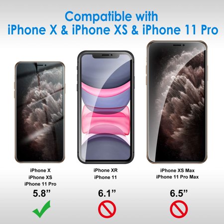 Jetech Privacy Screen Protector For Iphone 11 Pro Iphone Xs And Iphone X 5 8 Inch Anti Spy Tempered Glass Film Walmart Canada