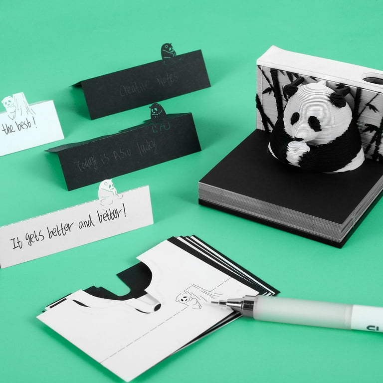 Notepad Cute Panda - Papel y Aguja