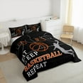 thumbnail image 3 of Castle Fairy Female Men Eat Sleep Basketball Bedding Comforter Set 2pcs,Sport Gaming Twin Comforter Sets Microfiber,Ball Game Breathable Bedding Set,Super Cozy Room Decor,Reversible, 3 of 8