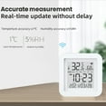 thumbnail image 4 of Humidity Tuya WiFi LCD Display Screen USB Power Supplys Intellgient Sensors ℉/ degrees Celsius  Switch Time/Date/Temperature/Humidity Display Home Intelligent Linkage Sensors, 4 of 7