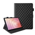 thumbnail image 3 of for Samsung Galaxy Tab S11 11 inch Case, Rhombus Pattern Multiple Viewing Angles Stand Slim Folio Cover (Black), 3 of 6