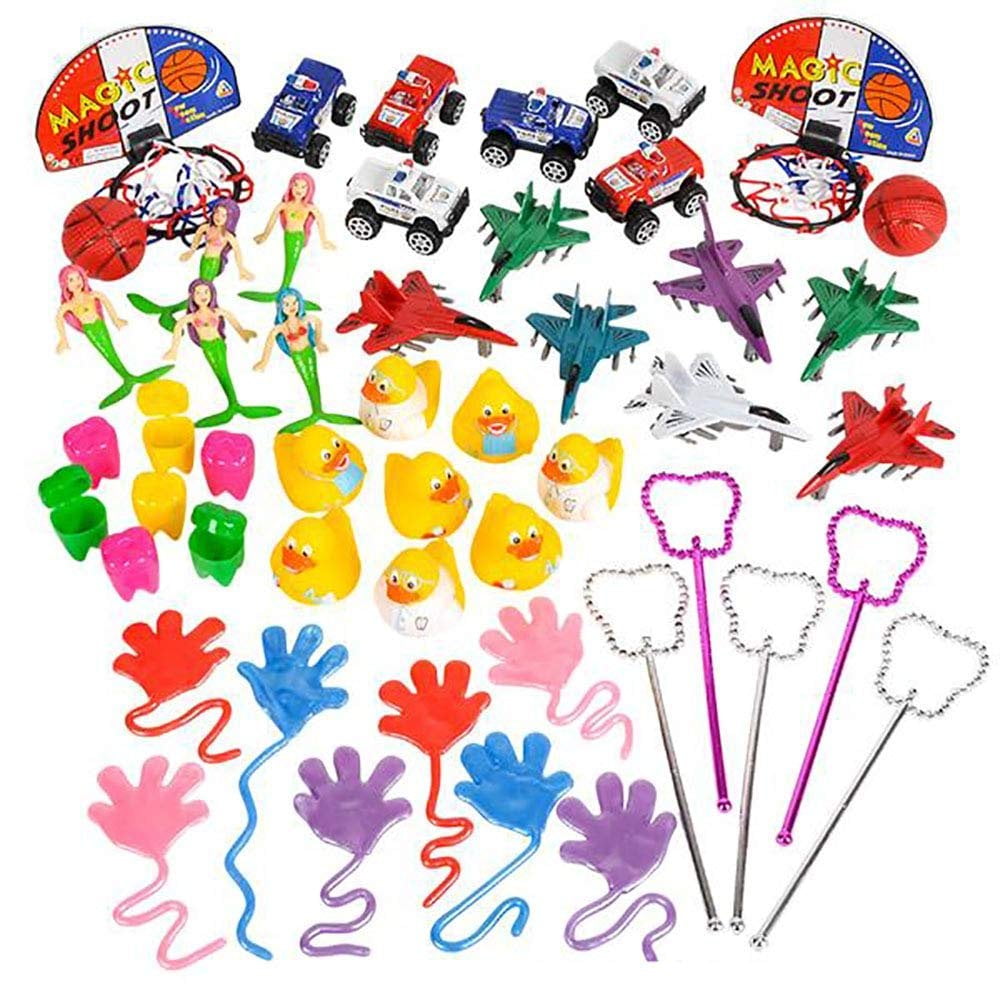 Birthday Party Favors and Supplies KCO Brands Assorted Dental Rewards 1 Pack of Mixed Toys for Pediatric Dentist Prizes- 252 Pieces of Tooth Fairy Gifts Treasure Box Filler Bulk Toys for Giveaways