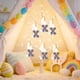 thumbnail image 5 of Decoraciones de Pascua, adornos de Pascua, regalos de Pascua Adorno de letra con orejas de conejo de madera de Pascua Letrero colgante de madera, 5 of 6