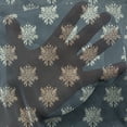 thumbnail image 3 of Victorian Tulle Curtains with Rod Pocket, Damask Style Swirls and Foliage Leaves Pattern with Motifs, Sheer Drape for Wedding Party 2 Panels, 7 Sizes, Dark Blue Pale Green, by Ambesonne, 3 of 3