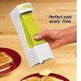 thumbnail image 4 of Naiovety Rebanador portátil de alimentos, herramienta para hornear en la cocina, tostador, cuchillo de clic, material resistente a los daños, Cocina y Comedor, 4 of 6