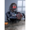 thumbnail image 2 of Half Body Zombie with Red Light Up Eyes, 2 of 5