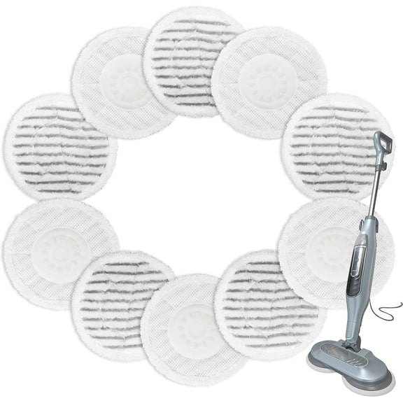 S8201 Steam Mop Pads Replacement for Shark S8201 S8001 S7001 S7201 S7000AMZ S7000 S7005 S7020 S7001C Steam Mop Steam & Scrub Dirt Grip Scrub Washable Pad