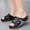 Gray, variant on Men's Color‑block Orthopedic Platform Slide Sandals, Soft EVA Non‑slip Open‑toe Massage Insole Casual Summer Indoor Outdoor Slippers Orange A
