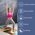 thumbnail image 2 of Sea Lion Hot Yoga Towel with Storage Bag, 72.8"x26.8", Suitable for Yoga, Pilates, Fitness, etc. - Yoga Blankets, Yoga Towel, 2 of 6